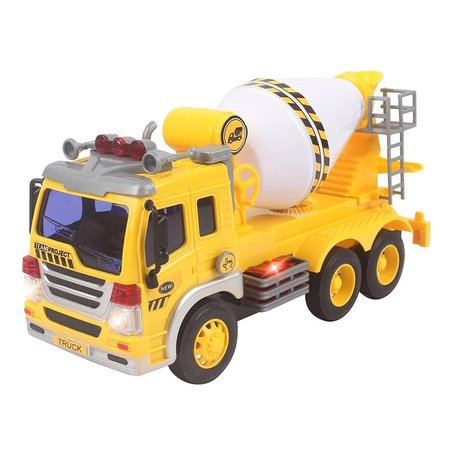 AZIMPORT Friction Powered Cement Mixer Truck Toy AZ30287